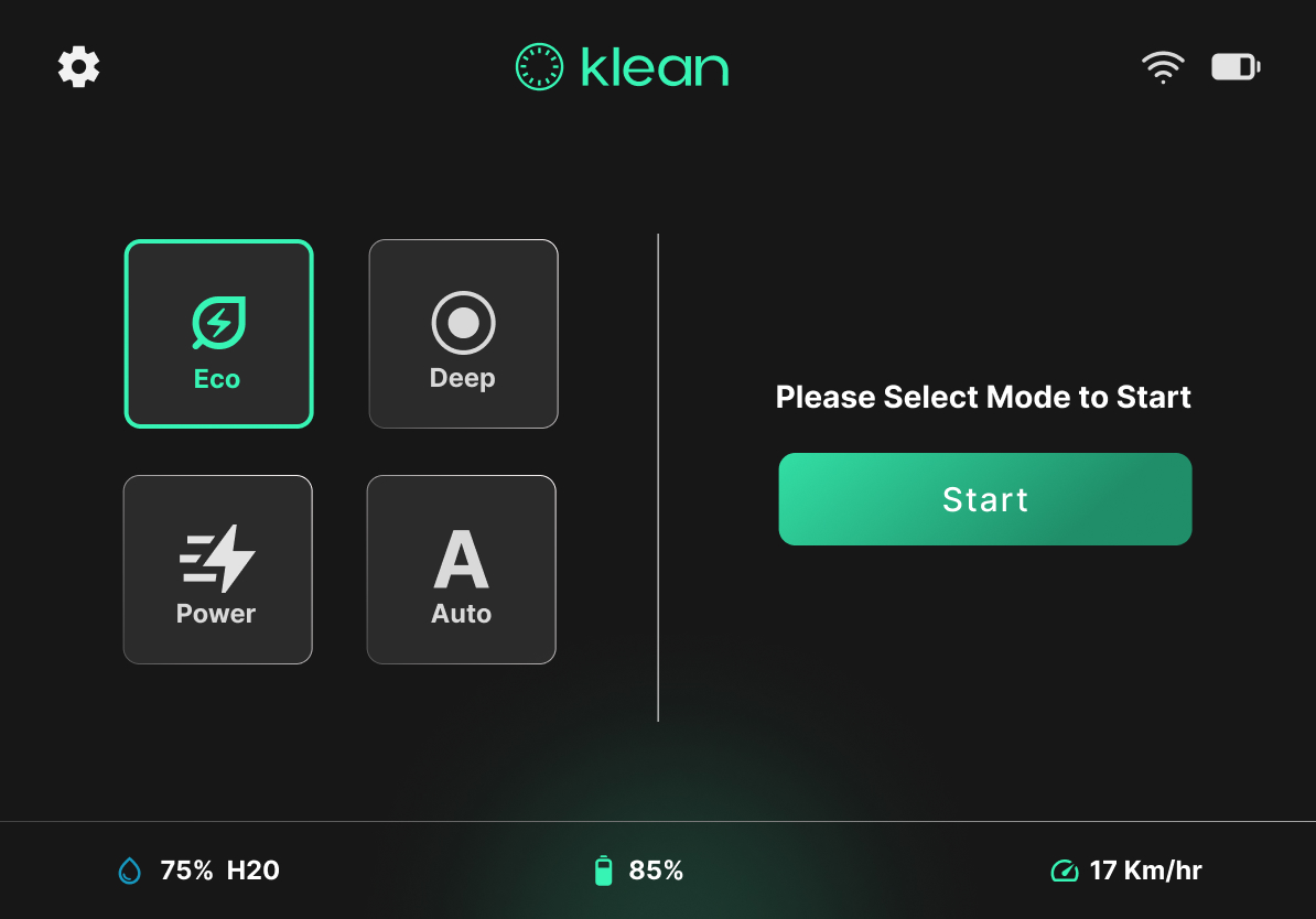 Eco Mode Screen